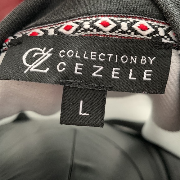 Charcoal and white long sweatshirt - Picture 5 of 7